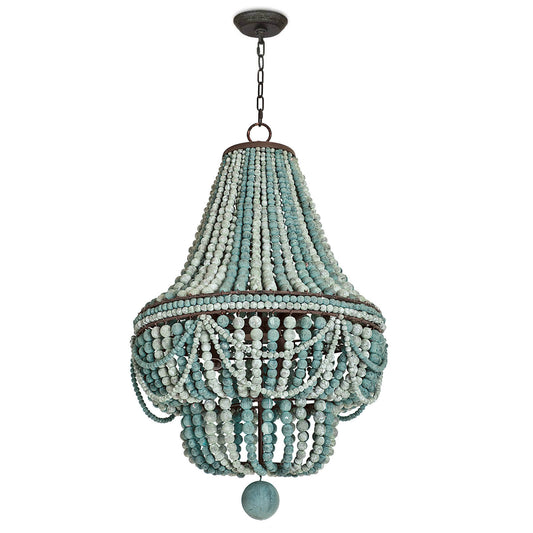 Regina Andrew Malibu Chandelier in Weathered Blue