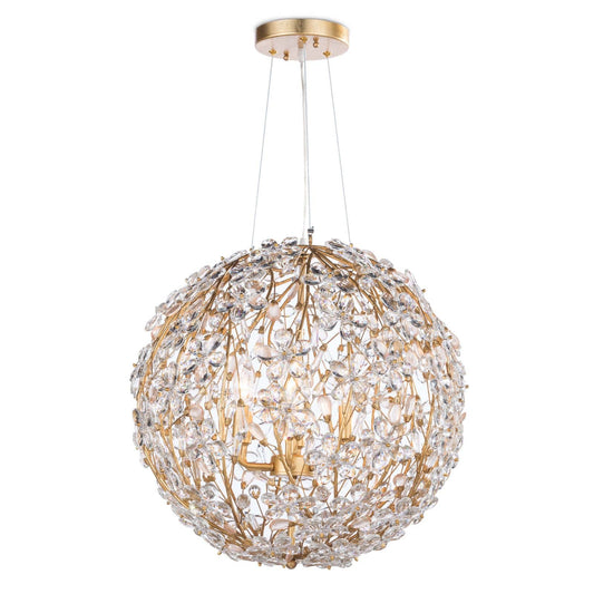 Regina Andrew Cheshire Chandelier Small in Gold Leaf