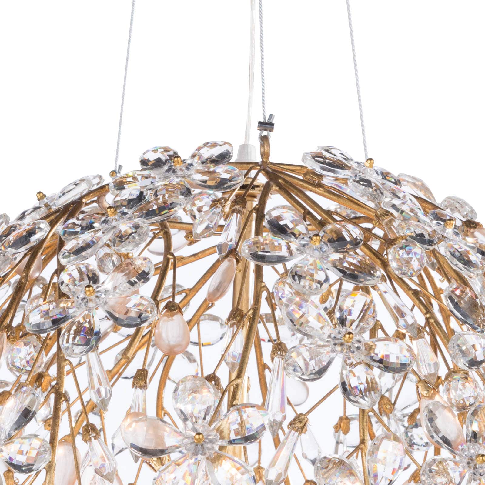 Regina Andrew Cheshire Chandelier Small in Gold Leaf