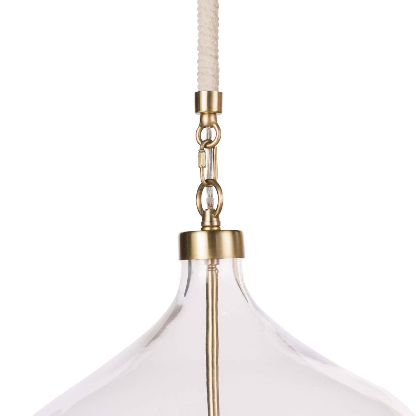 Regina Andrew Dover Pendant in Natural Brass