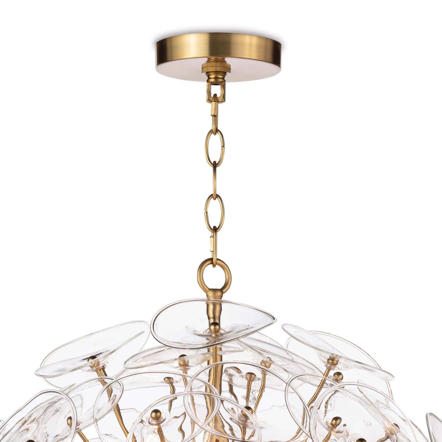 Regina Andrew Poppy Glass Chandelier Small in Clear