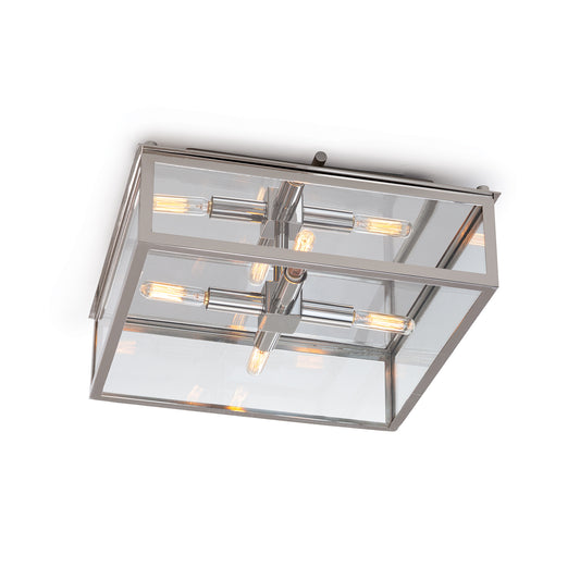 Regina Andrew Ritz Flush Mount in Polished Nickel