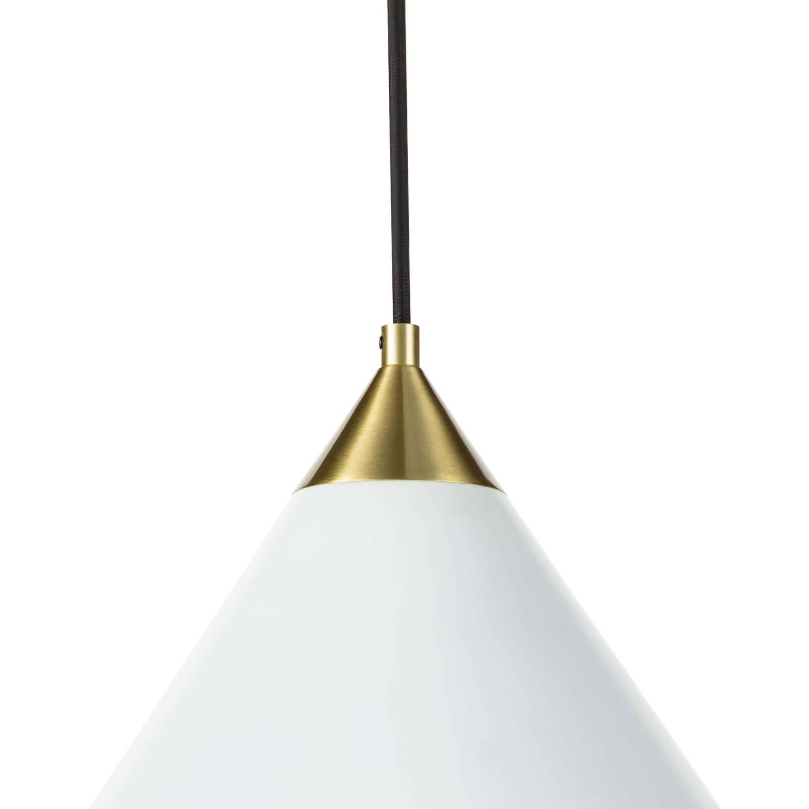 Regina Andrew Hilton Pendant in White and Natural Brass