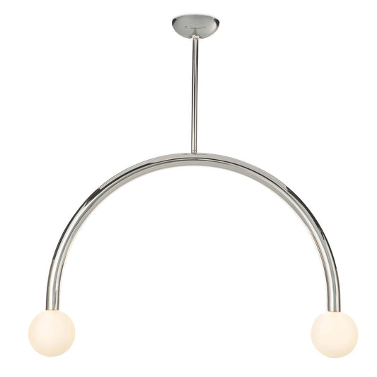 Regina Andrew Happy Pendant Large in Polished Nickel