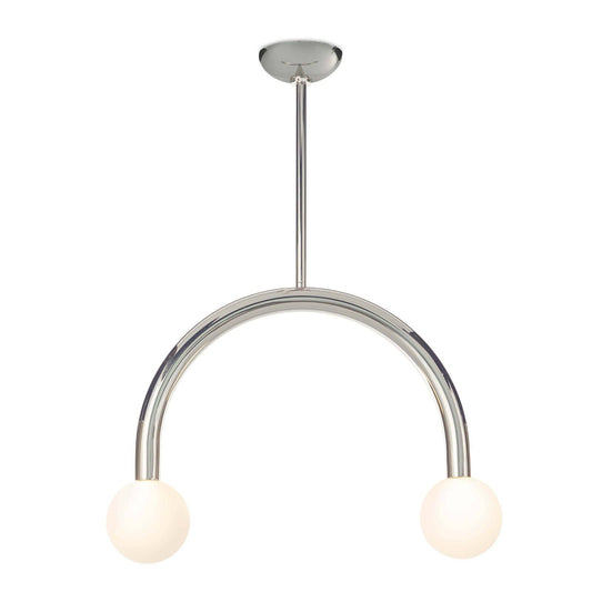 Regina Andrew Happy Pendant Small in Polished Nickel