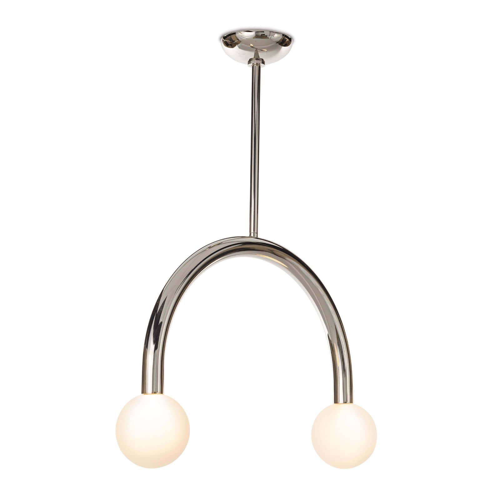 Regina Andrew Happy Pendant Small in Polished Nickel