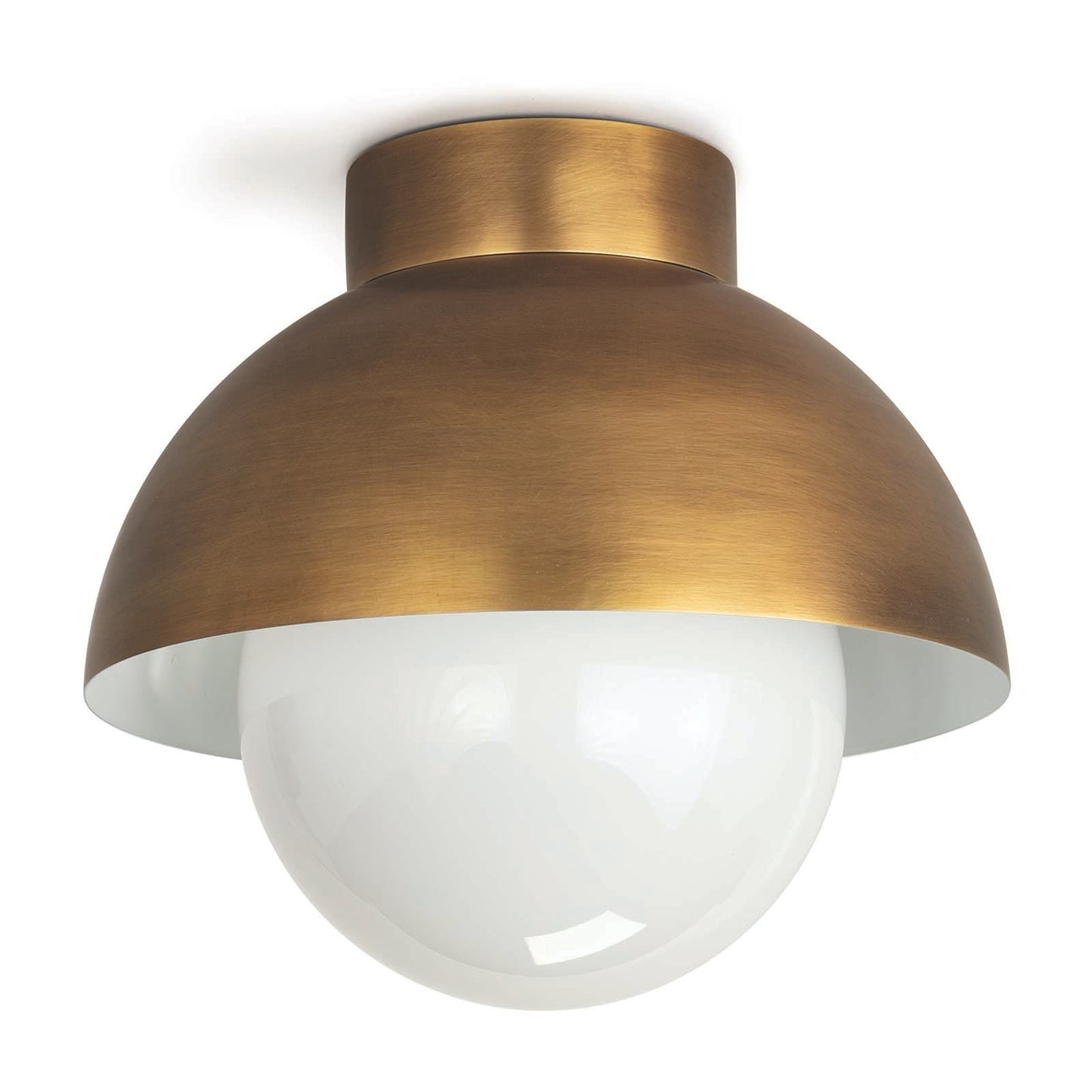 Regina Andrew Montreux Flush Mount in Natural Brass