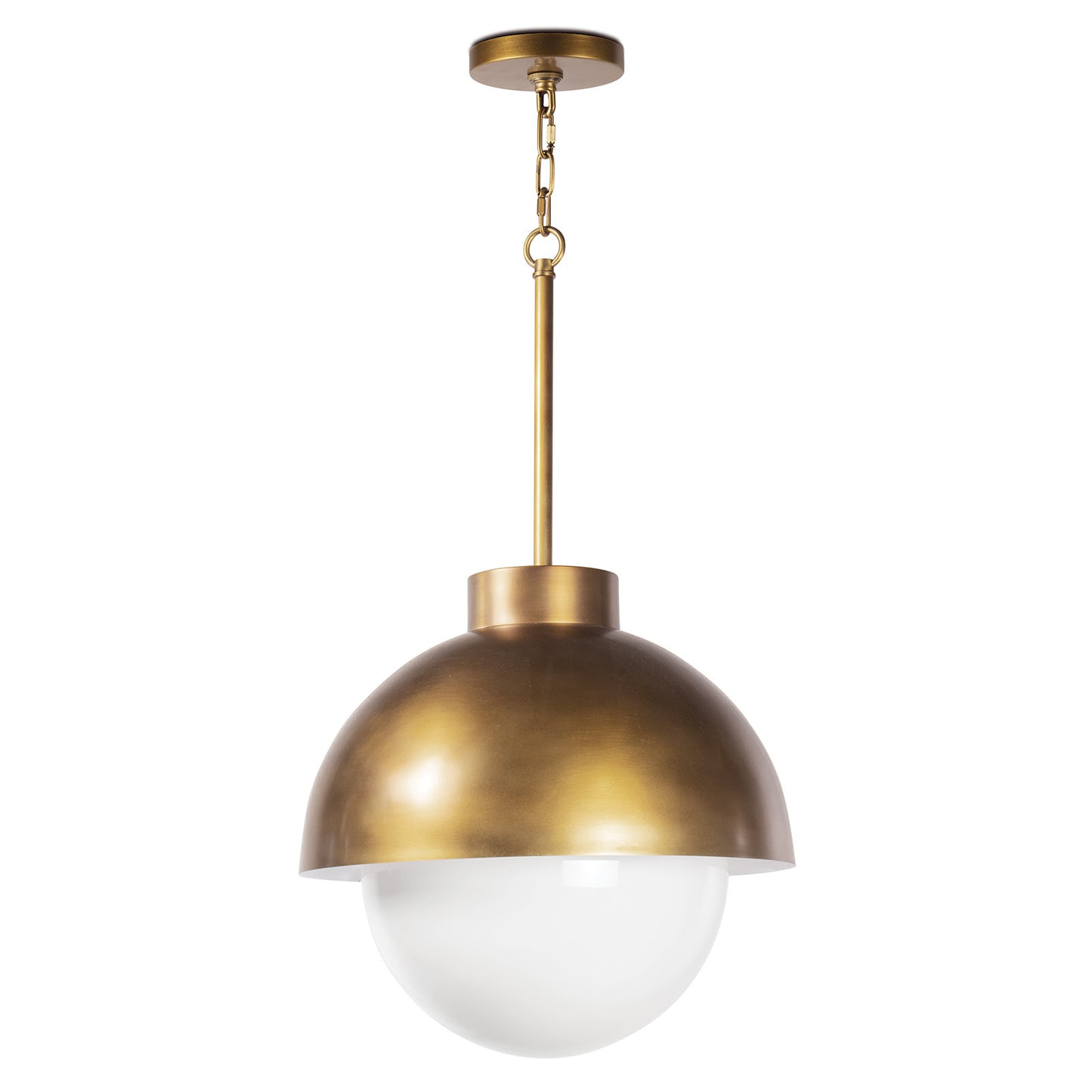 Regina Andrew Montreux Pendant in Natural Brass