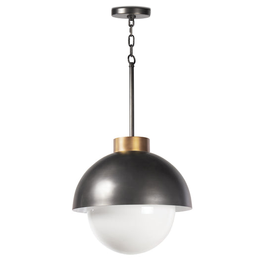 Regina Andrew Montreux Pendant in Oil Rubbed Bronze and Natural Brass