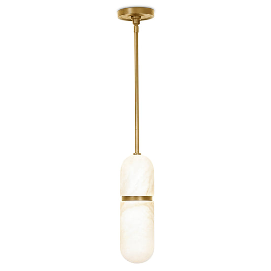 Regina Andrew Salon Pendant in Natural Brass