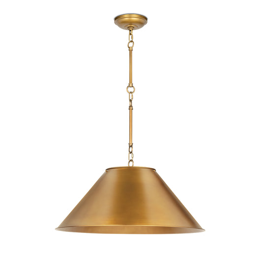 Regina Andrew Reese Pendant in Natural Brass