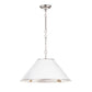Regina Andrew Reese Pendant in White and Polished Nickel