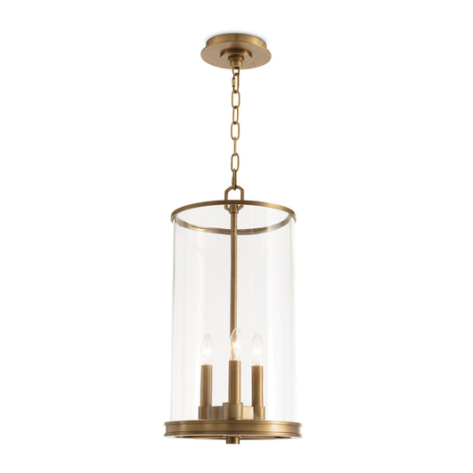 Southern Living Adria Pendant in Natural Brass