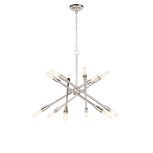 Regina Andrew Cobra Chandelier Small in Polished Nickel