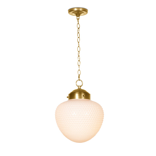 Regina Andrew Cole Glass Pendant in Natural Brass