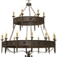 69" Calandra 18-Light Two Tier Chandelier by 2nd Ave Lighting