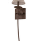 7" Bechar Fabric Shade Wall Sconce by 2nd Ave Lighting