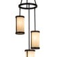 18" Cartier 3-Light Chandelier by 2nd Ave Lighting