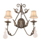 21" French Elegance 2-Light Wall Sconce by 2nd Ave Lighting