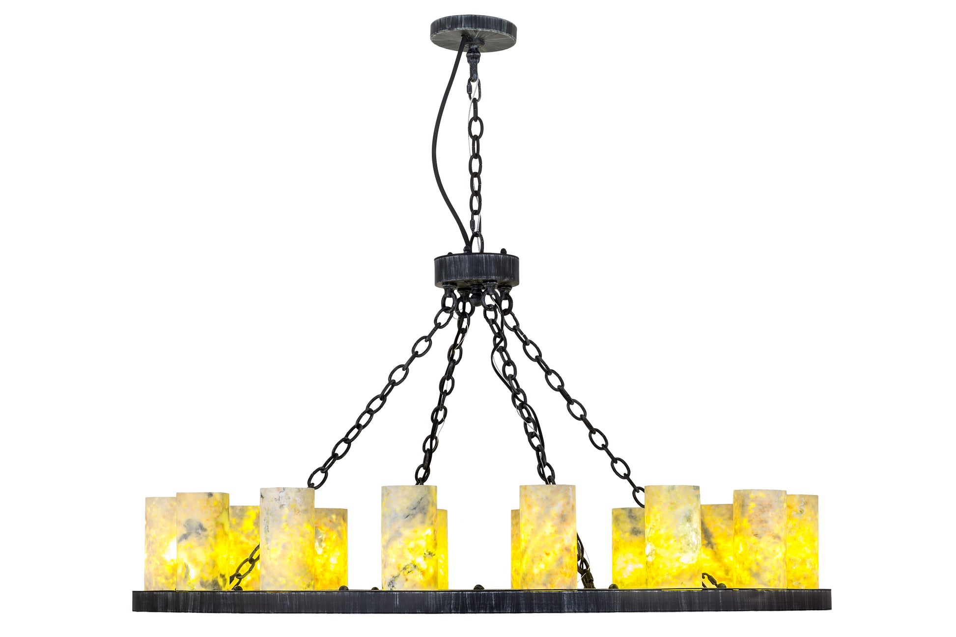 48" Loxley Jadestone 16-Light Chandelier by 2nd Ave Lighting
