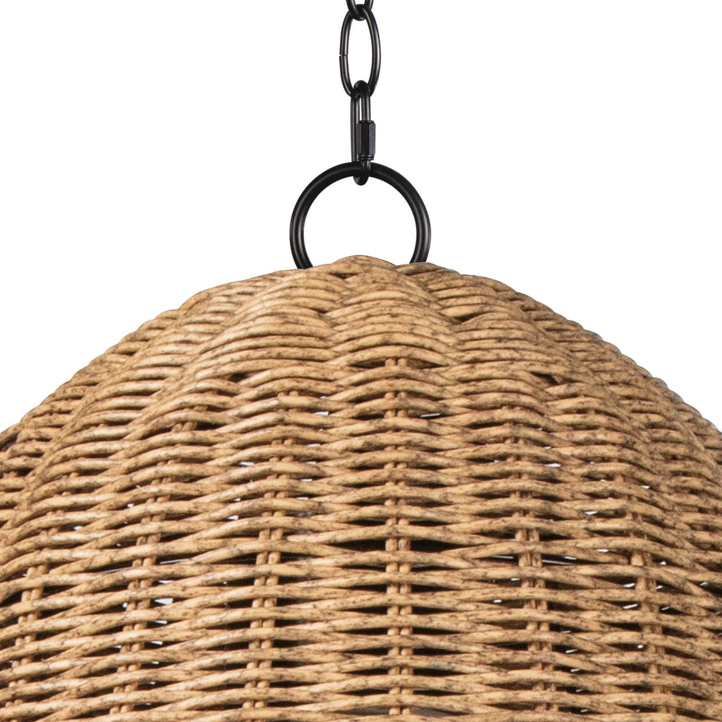 Coastal Living Beehive Outdoor Pendant Small in Weathered Natural