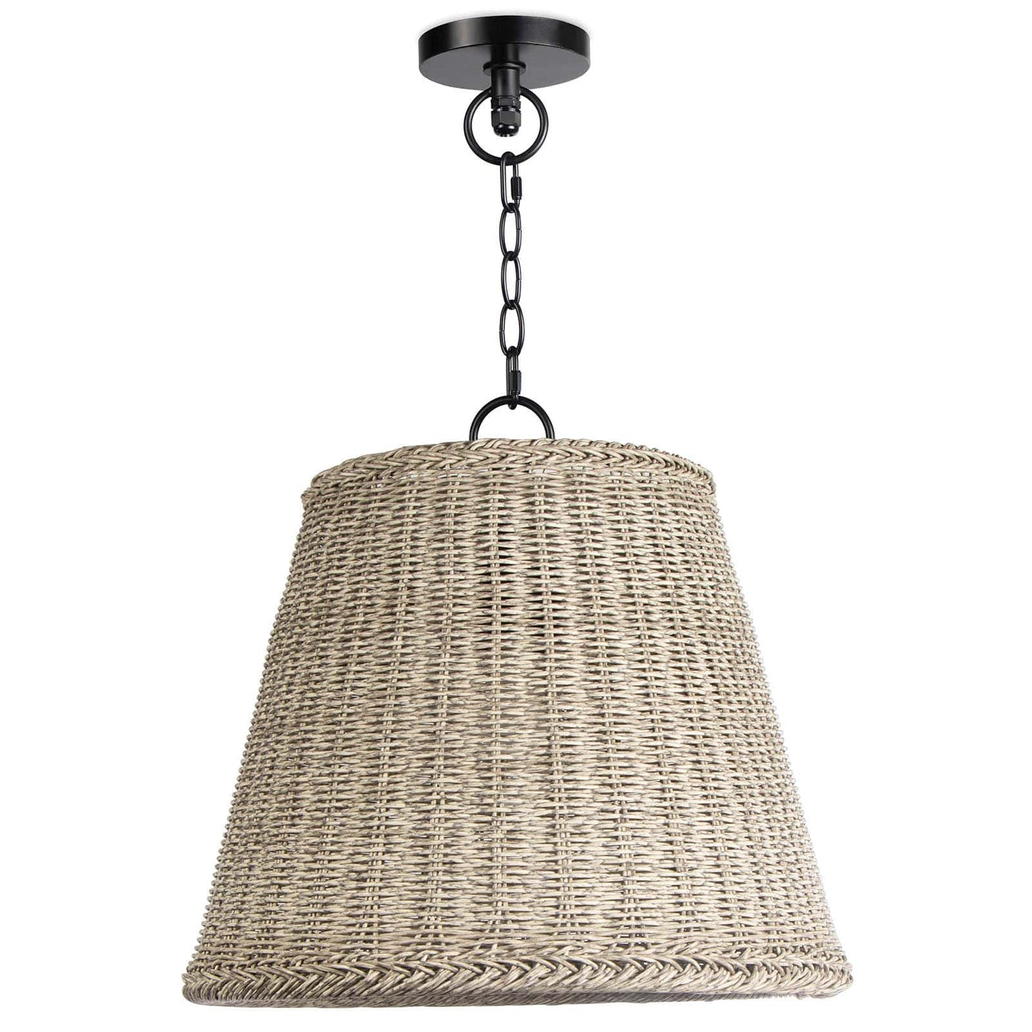 Coastal Living Augustine Outdoor Pendant Large in Weathered White