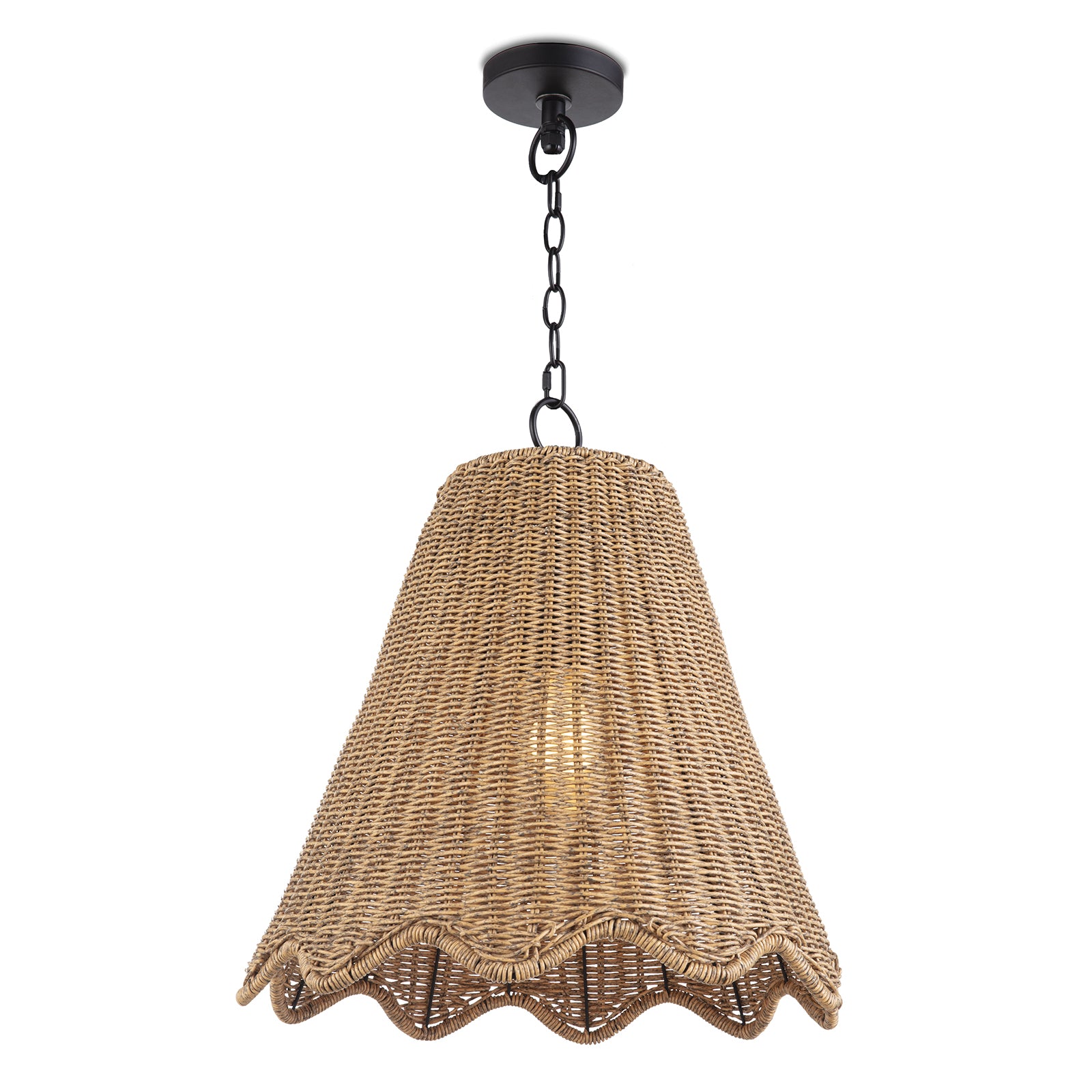 Coastal Living Summer Outdoor Pendant Large in Weathered Natural