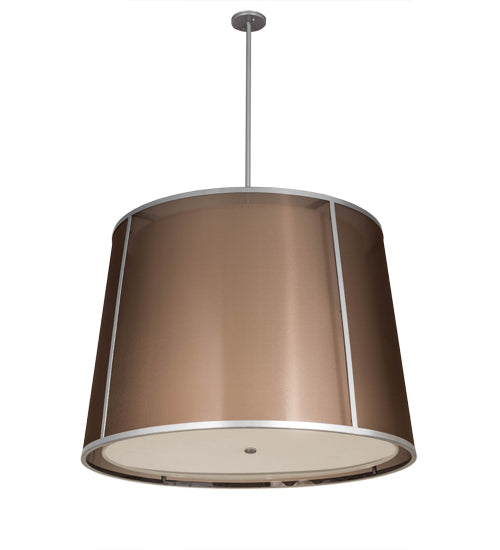 42" Cilindro Textrene Tapered Pendant by 2nd Ave Lighting