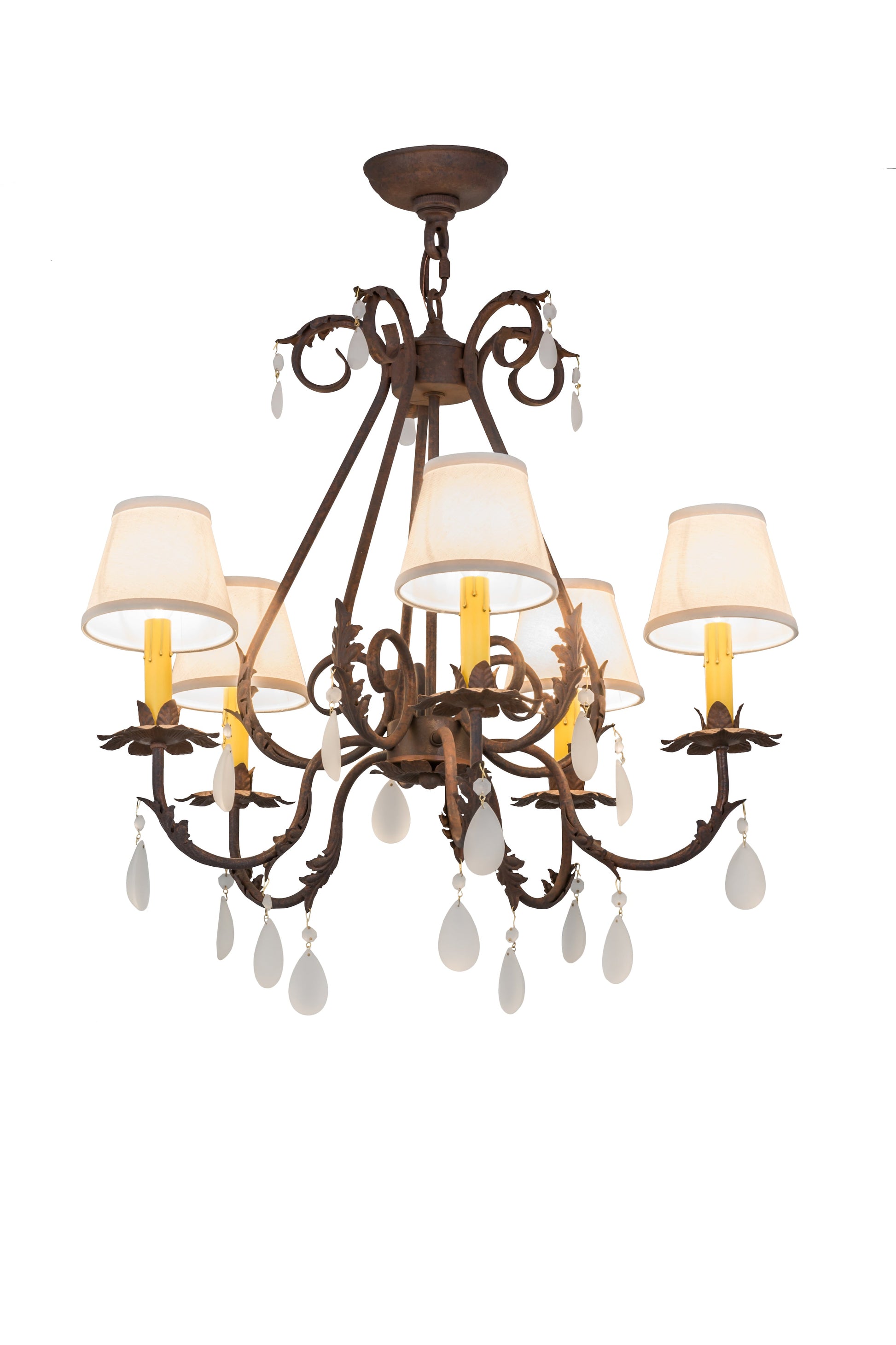 25" Chantilly 5-Light Chandelier by 2nd Ave Lighting