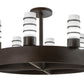 48" Molle Cilindro 8-Light Chandelier by 2nd Ave Lighting