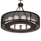 42" Loxley Golpe 12-Light Chandelier by 2nd Ave Lighting