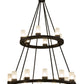 42" Loxley 18-Light Two Tier Chandelier by 2nd Ave Lighting