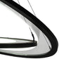 72" Long Anillo Ellipse 5 Ring Cascading Pendant by 2nd Ave Lighting