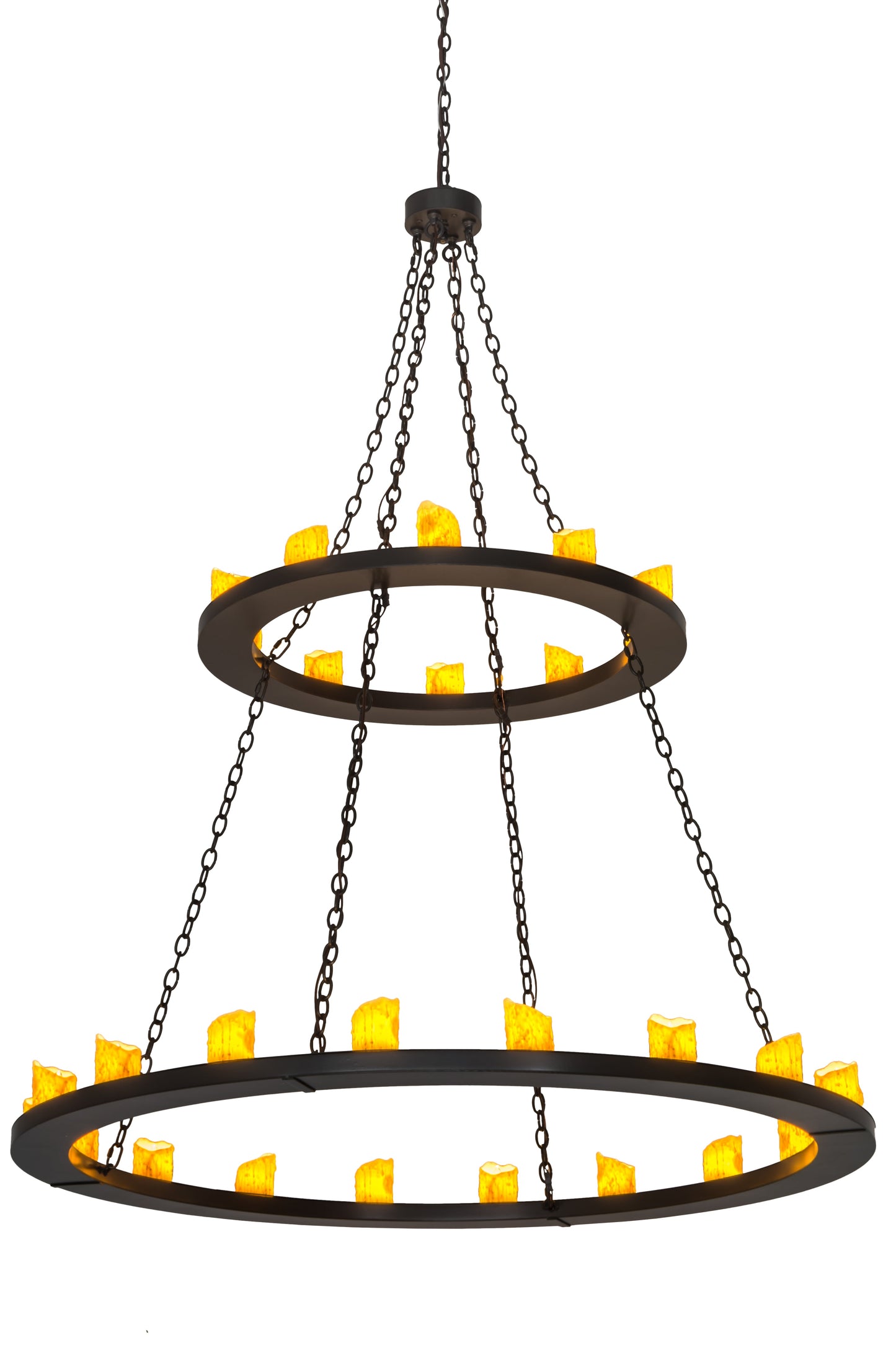 60" Loxley 28-Light Two Tier Chandelier by 2nd Ave Lighting