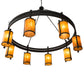 84" Beartooth 8-Light Chandelier by 2nd Ave Lighting