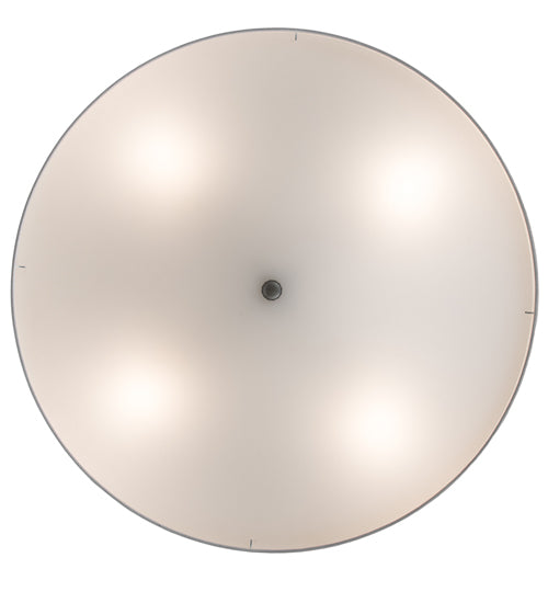 36" Cilindro Textrene Semi Flushmount by 2nd Ave Lighting