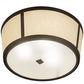 18" Cilindro Tapered Semi Flushmount by 2nd Ave Lighting
