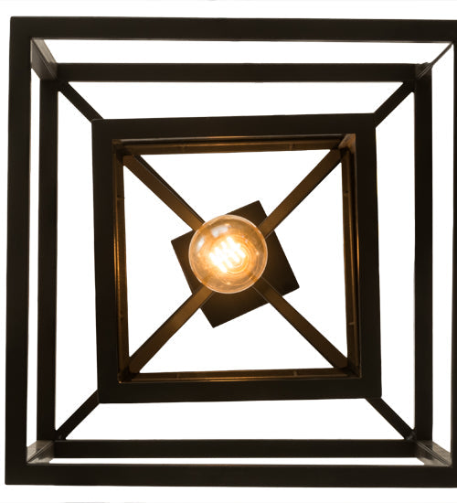 16" Square Kitzi Box Pendant by 2nd Ave Lighting