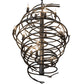 24" Cyclone 13-Light Chandelier by 2nd Ave Lighting