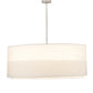 48" Cilindro Textrene 2 Tier Pendant by 2nd Ave Lighting