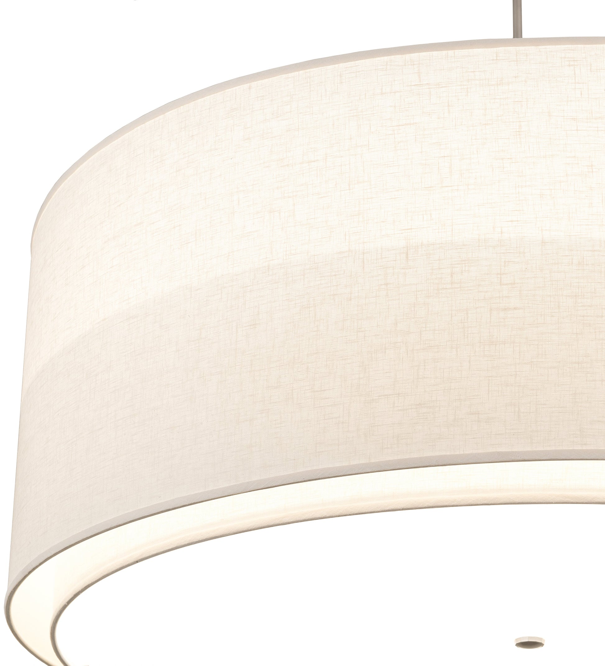 48" Cilindro Textrene 2 Tier Pendant by 2nd Ave Lighting