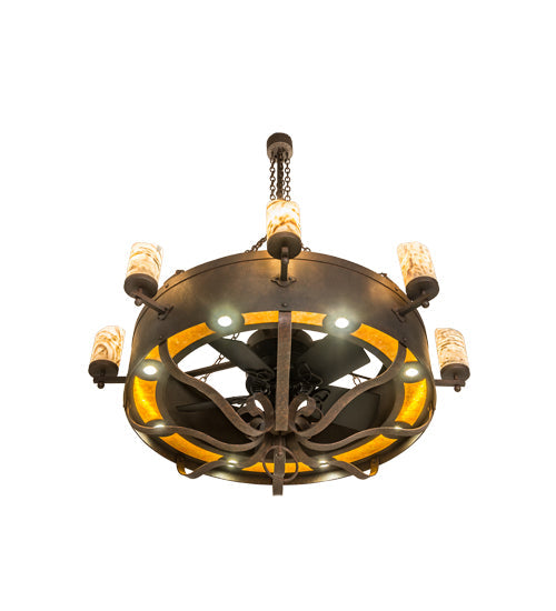 54" Parnella 8-Light Chandel Air by 2nd Ave Lighting