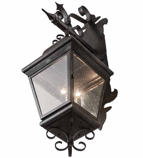 11" Monaco Lantern Wall Sconce by 2nd Ave Lighting
