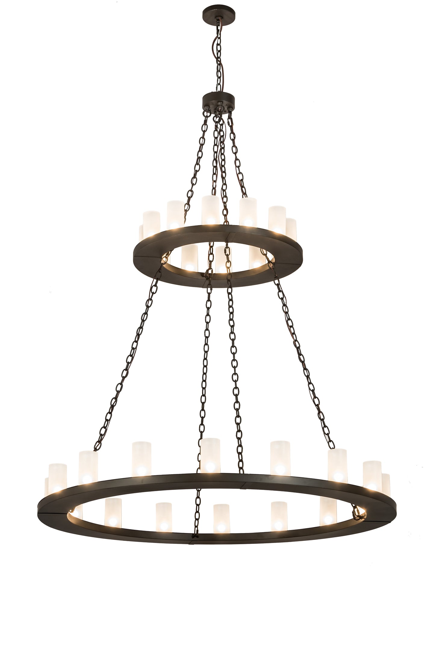 60" Loxley 28-Light Two Tier Chandelier by 2nd Ave Lighting