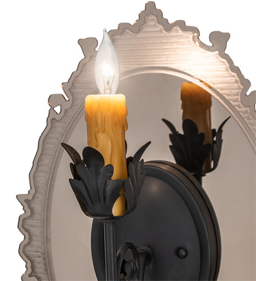 13" Antonia Mirror Wall Sconce by 2nd Ave Lighting