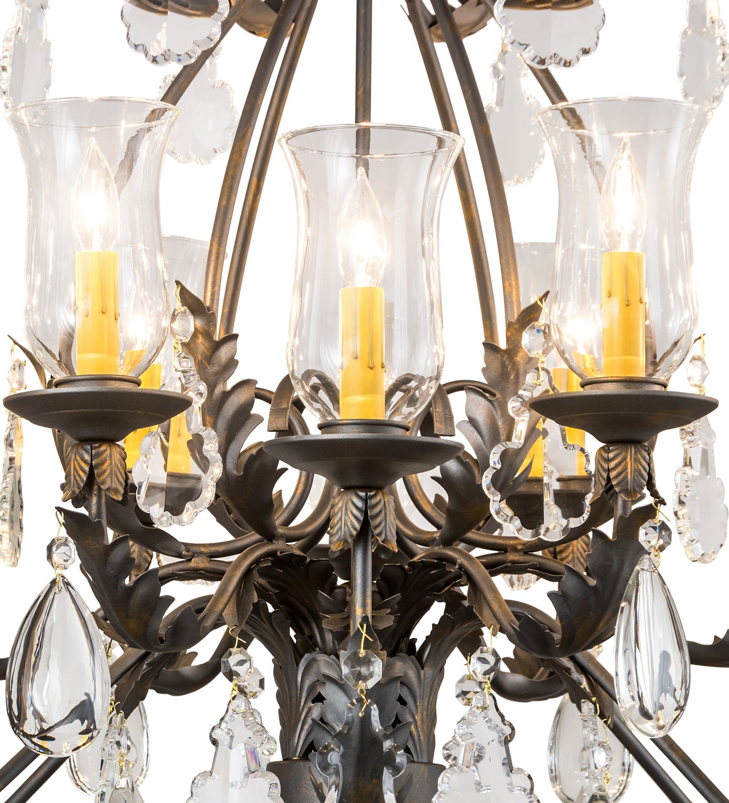 36" French Elegance 12-Light Chandelier by 2nd Ave Lighting