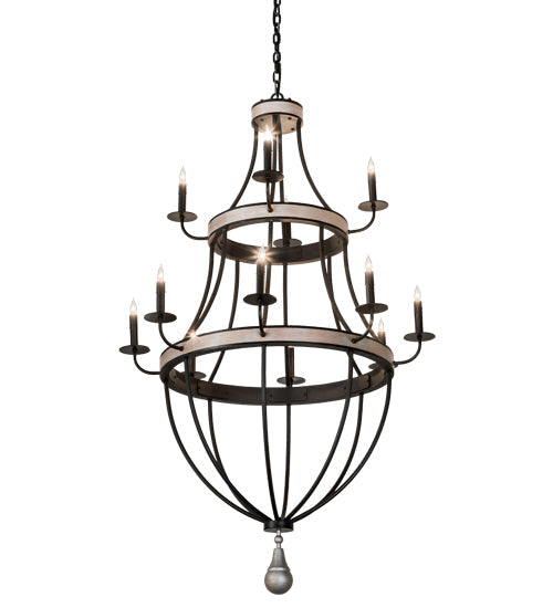 36" Georgetown Chandelier by 2nd Ave Lighting