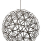 44" Wide Geosphere 92-Light Pendant by 2nd Ave Lighting