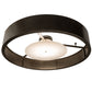 72" Cilindro Chic Flushmount by 2nd Ave Lighting