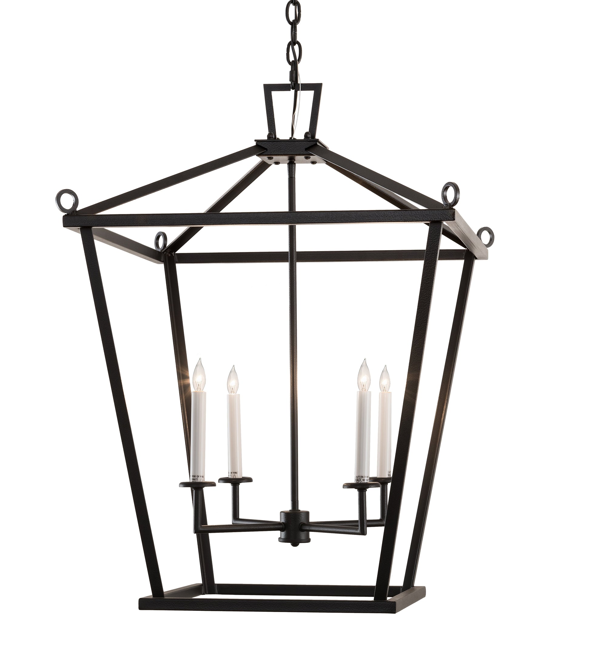 24" Square Kitzi Tapered Pendant by 2nd Ave Lighting